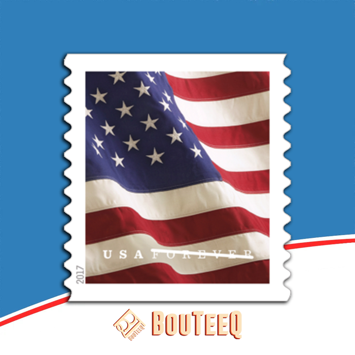 2017 US Flags USPS Stamps image 0