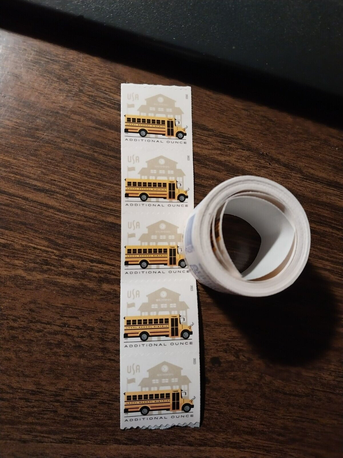 School Bus 2023 USPS Stamps