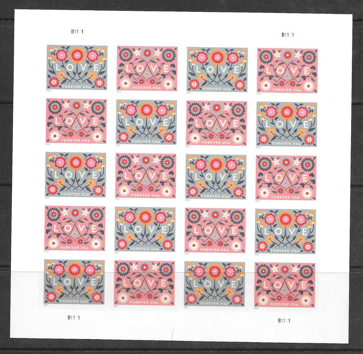 Love 2022 USPS Stamps ��� All Brand New Forever Stamps i