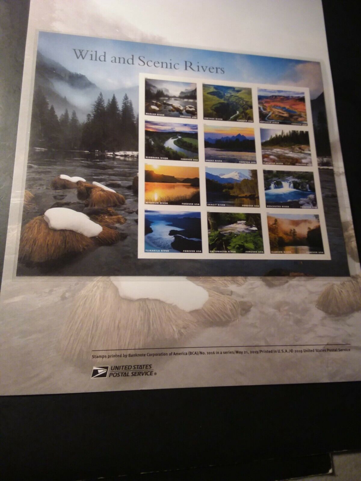 Wild And Scenic Rivers 2019 USPS Stamps ��� All Brand New Forever Stamps i