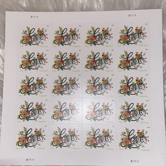 Love Flourishes 2018 USPS Stamps ��� All Brand New Forever Stamps im
