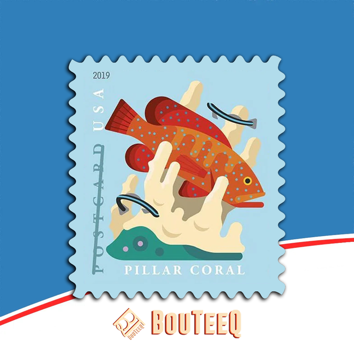 Coral Reefs Postcard 2019 USPS Stamps ��� All Brand New Forever Stamps i