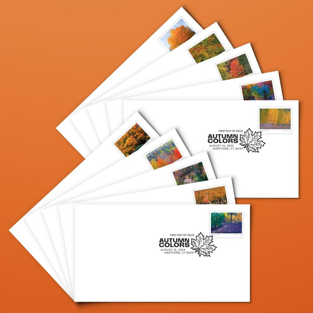 Autumn Colors 2024 USPS Stamps ��� All Brand New Forever Stamps i