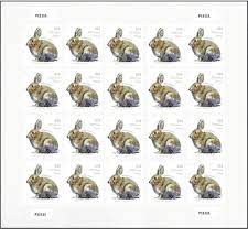 Brush Rabbit 2021 USPS Stamps ��� All Brand New Forever Stamps i