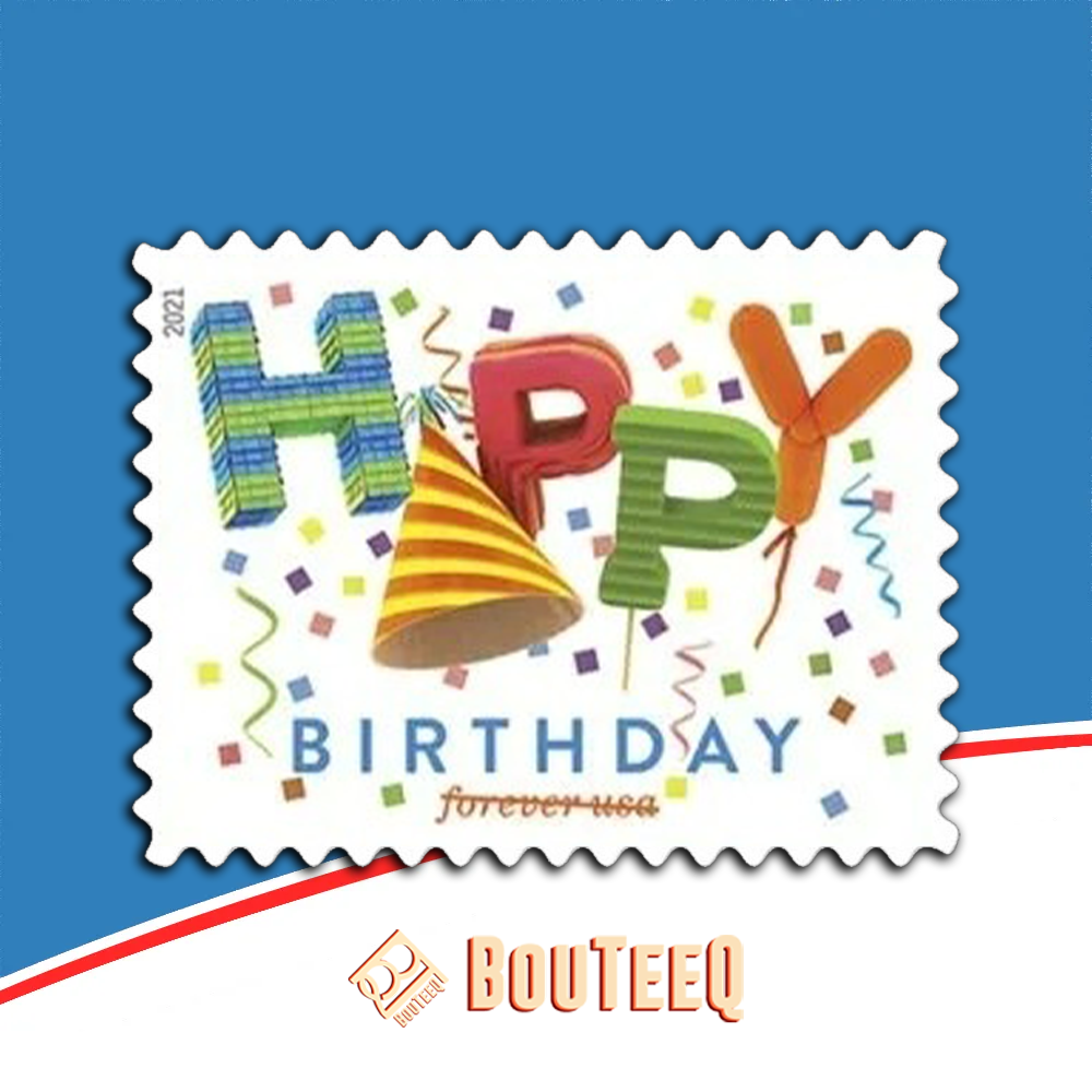 Happy Birthday 2021 USPS Stamps ��� All Brand New Forever Stamps i