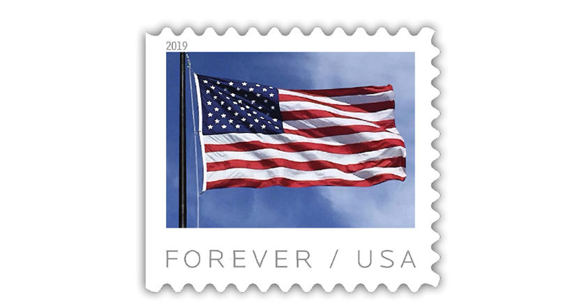 2019 US Flags USPS Stamps image 9