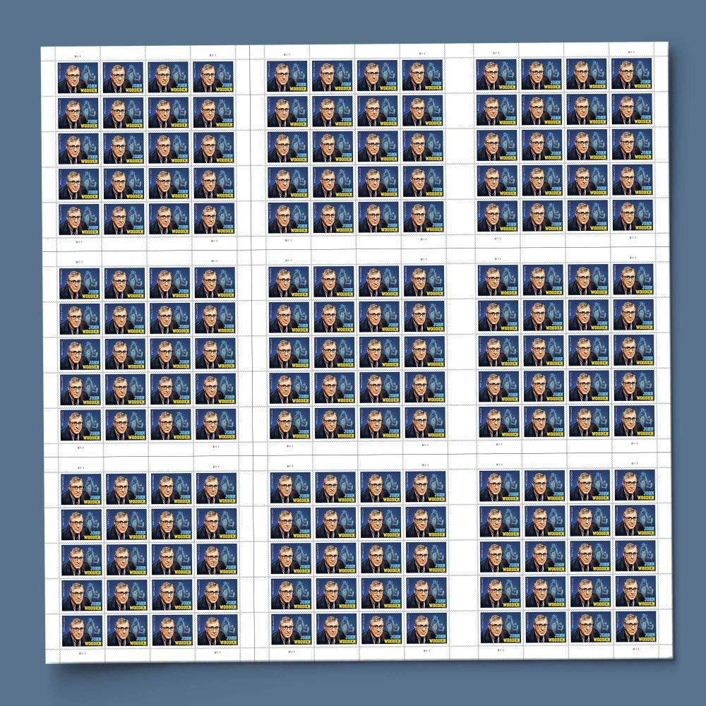 John Wooden 2024 USPS Stamps