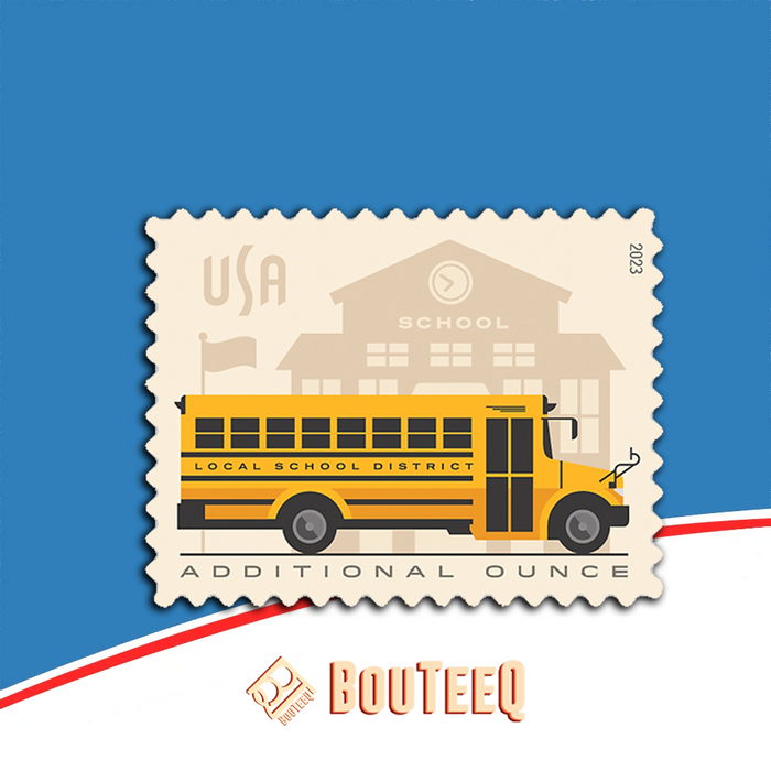 School Bus 2023 USPS Stamps