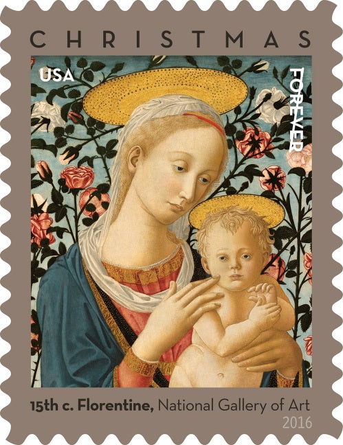 Florentine Madonna and Child 2016 USPS Stamps ��� All Brand New Forever Stamps i