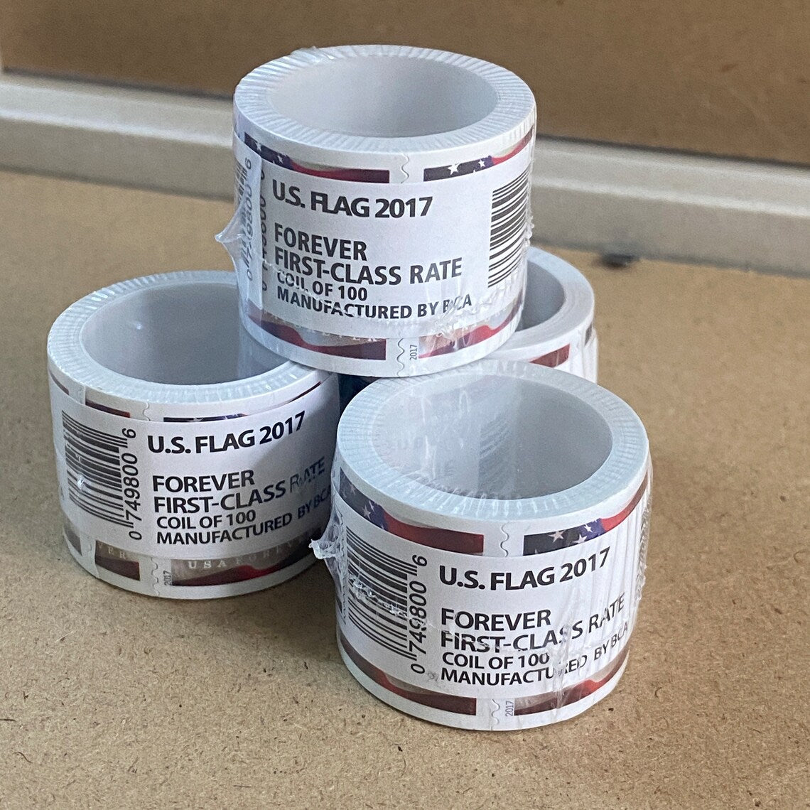 2017 US Flags USPS Stamps , 1000Pcs / 10Rolls image 3
