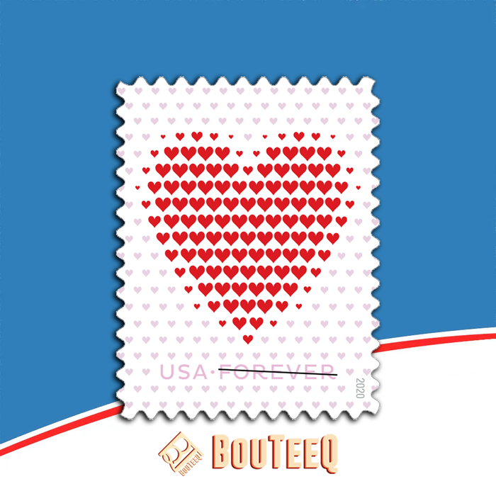 Made of Hearts 2020 USPS Stamps ��� All Brand New Forever Stamps i