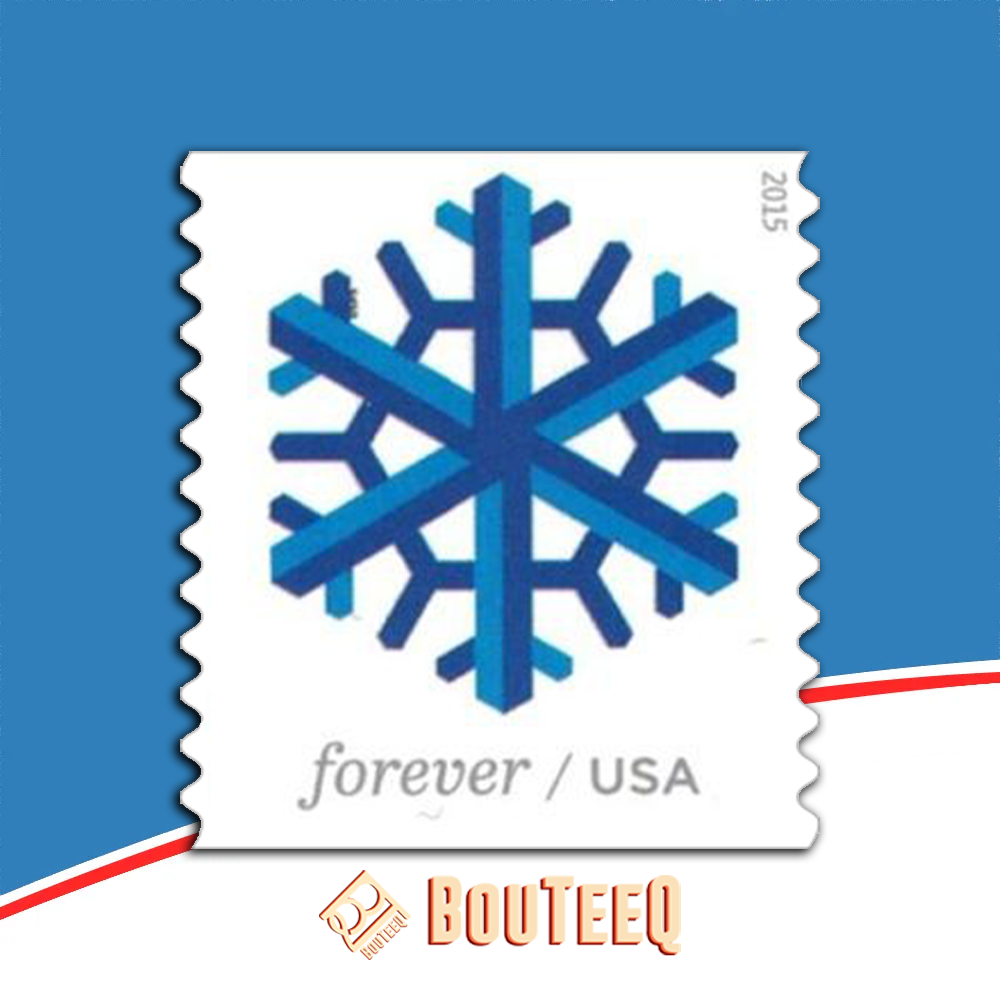 Geometric Snowflake 2015 USPS Stamps