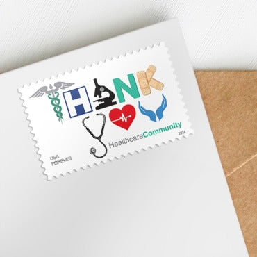 Thank You, Healthcare Community 2024 USPS Stamps ��� All Brand New Forever Stamps i