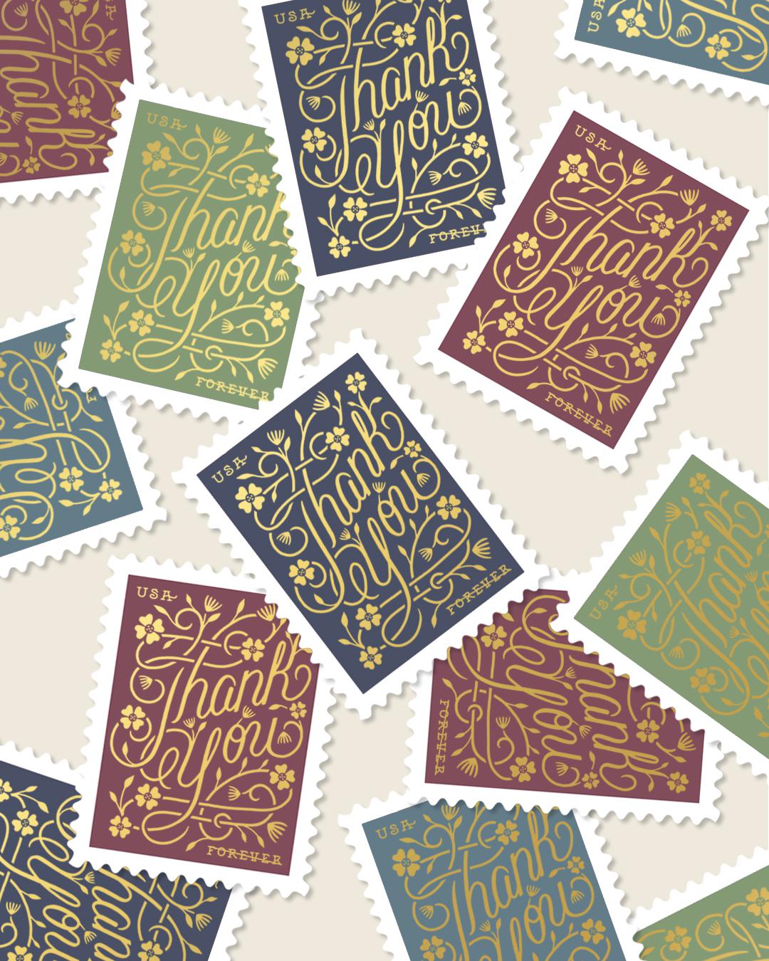 Thank You 2020 USPS Stamps ��� All Brand New Forever Stamps i