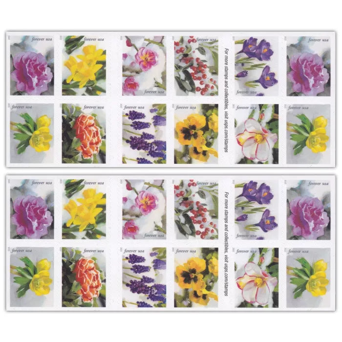 Snowy Beauty 2022 USPS Stamps ��� All Brand New Forever Stamps i