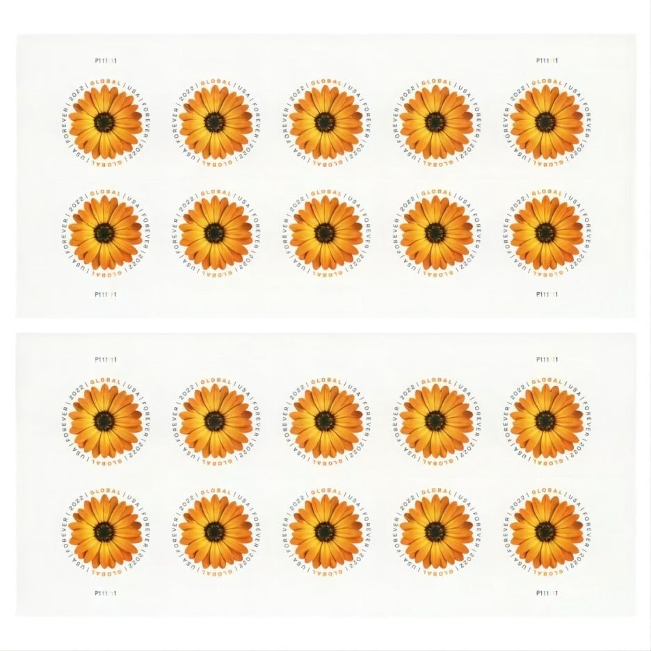 Global African Daisy 2022 USPS Stamps