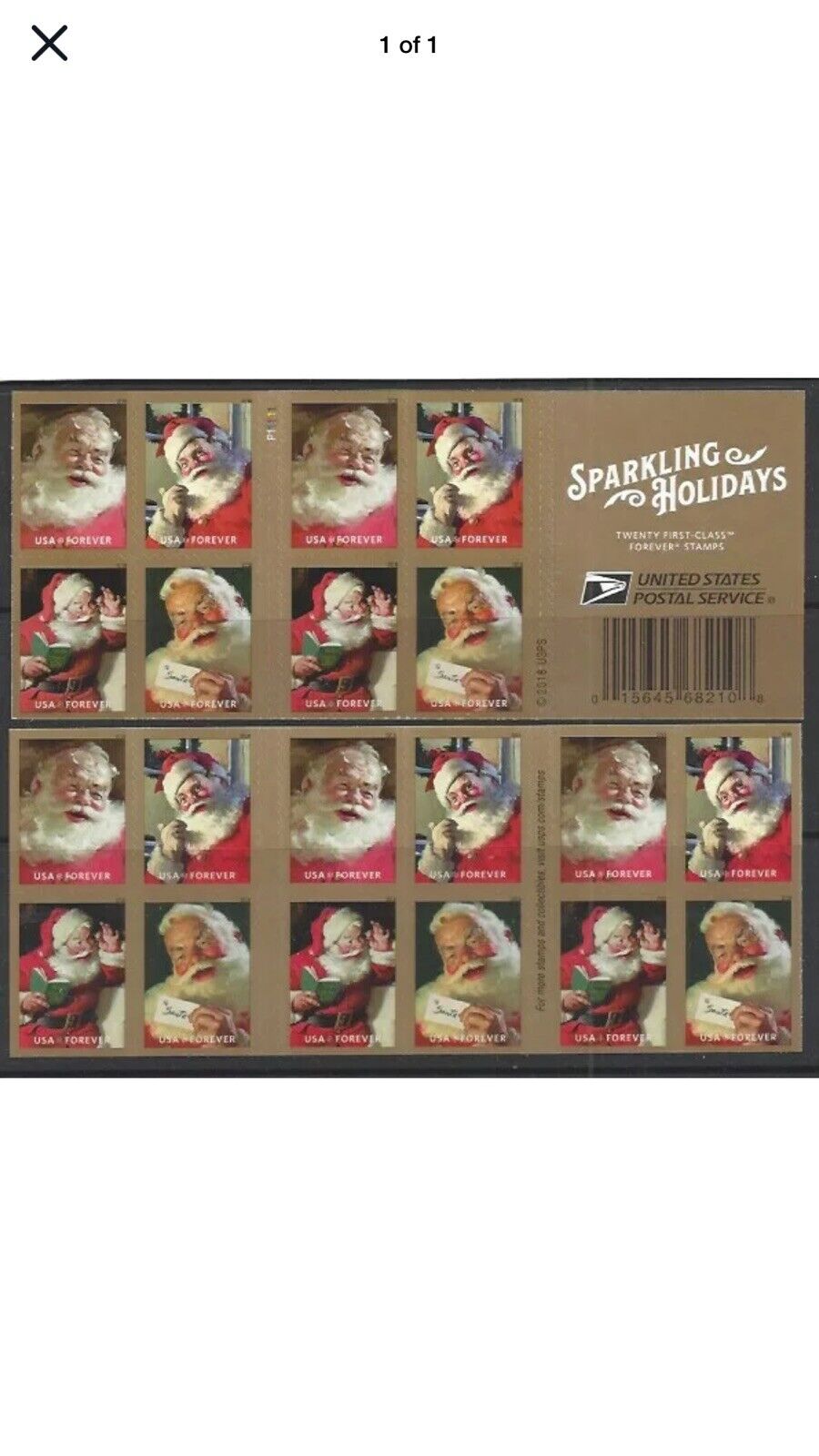 Sparkling Holiday 2018 USPS Stamps ��� All Brand New Forever Stamps im