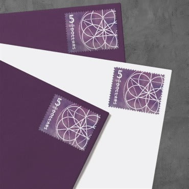 $5 Floral Geometry 2022 USPS Stamps ��� All Brand New Forever Stamps i