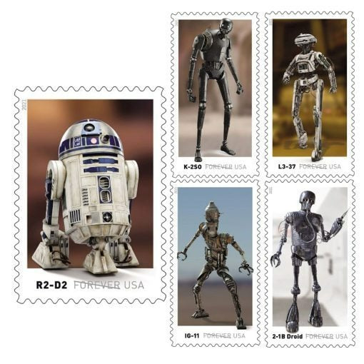 Star Wars Droids 2021 USPS Stamps ��� All Brand New Forever Stamps i