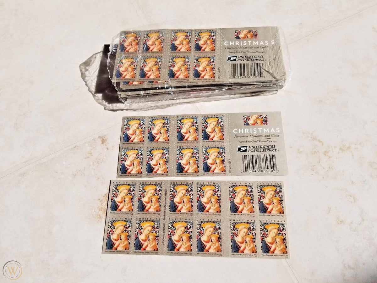 Florentine Madonna and Child 2016 USPS Stamps ��� All Brand New Forever Stamps i