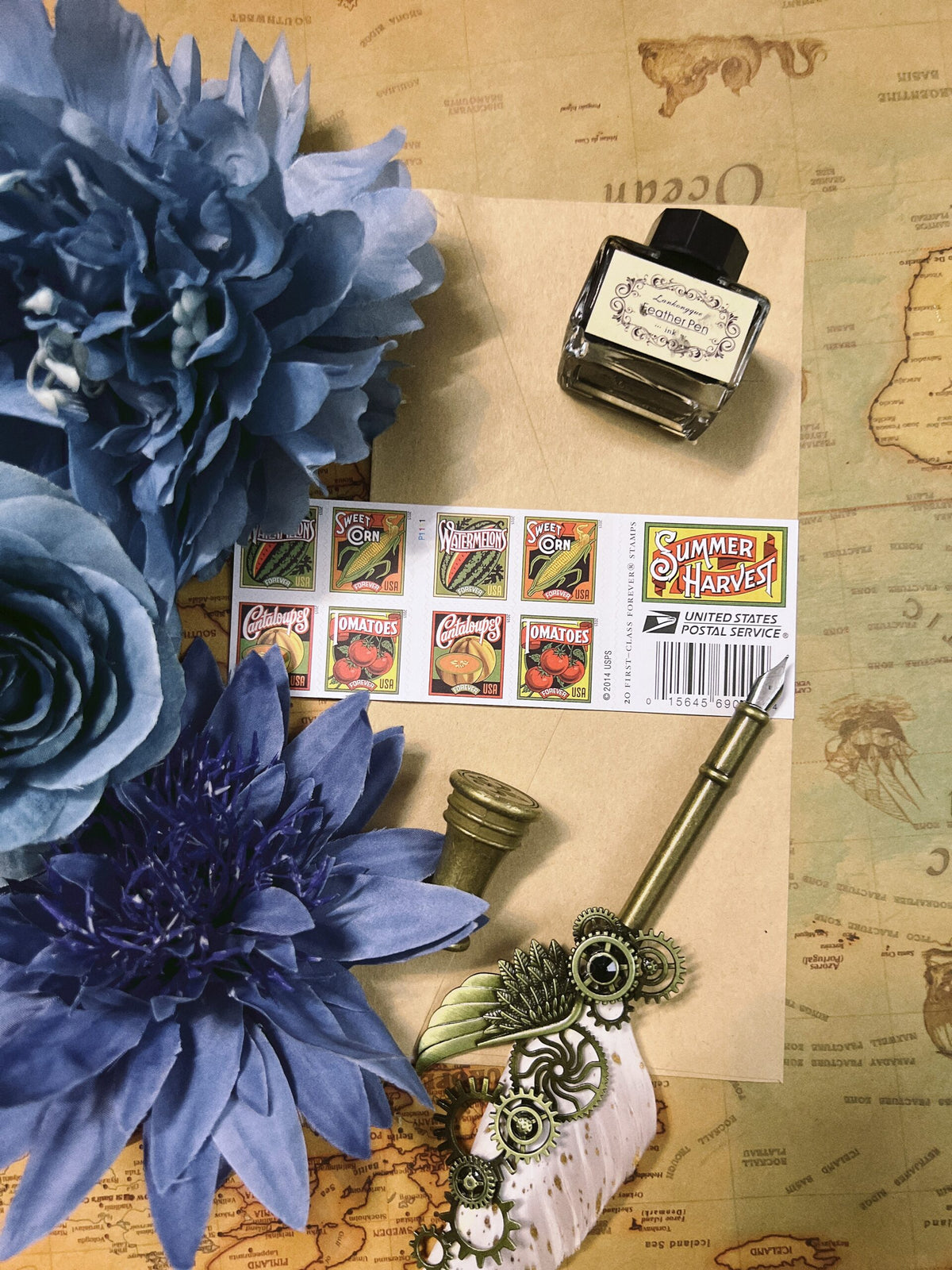 Summer Harvest 2015 USPS Stamps ��� All Brand New Forever Stamps i