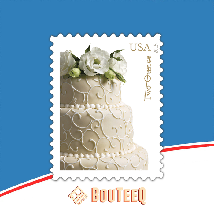 Wedding Cake 2015 USPS Stamps image 0