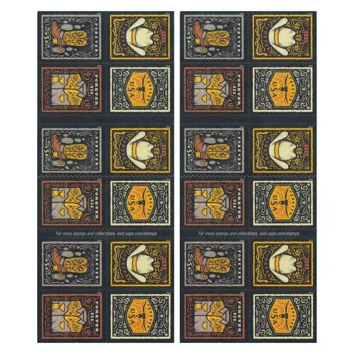 Western Wear 2021 USPS Stamps
