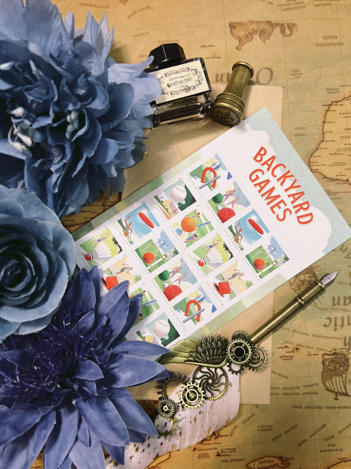 Backyard Games 2021 USPS Stamps