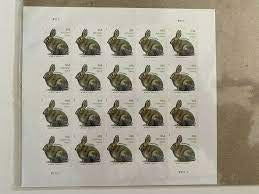 Brush Rabbit 2021 USPS Stamps ��� All Brand New Forever Stamps i