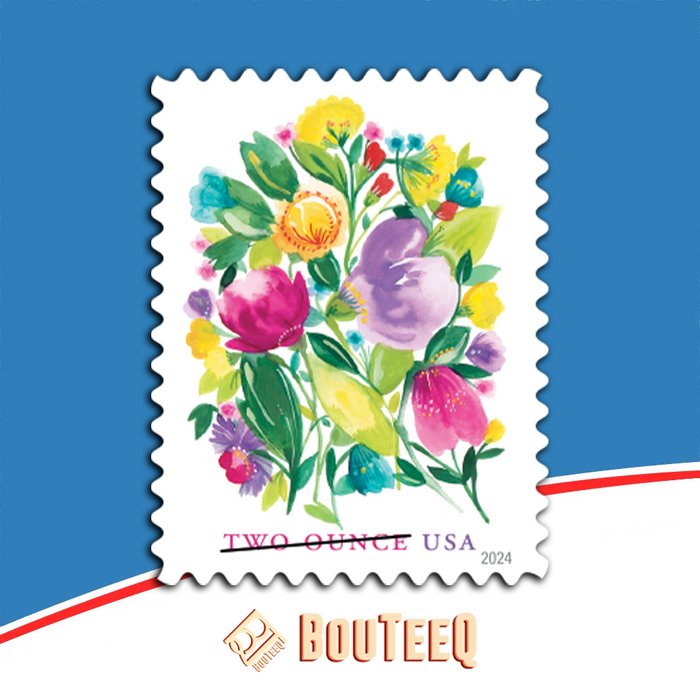 Wedding Blooms 2024 USPS Stamps Brand New Free Shipping image 0
