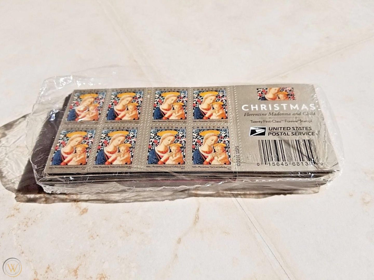 Florentine Madonna and Child 2016 USPS Stamps ��� All Brand New Forever Stamps i