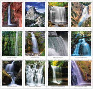 Waterfalls 2023 USPS Stamps ��� All Brand New Forever Stamps i