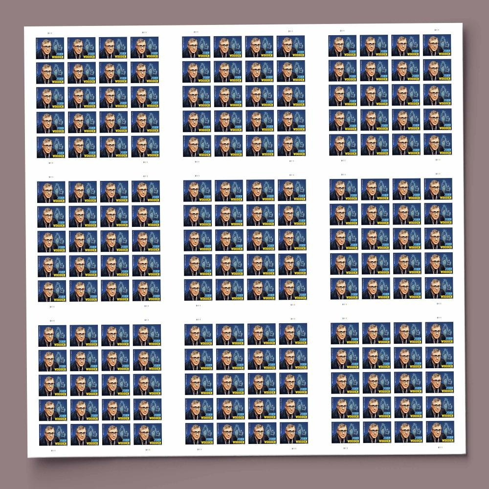 John Wooden 2024 USPS Stamps