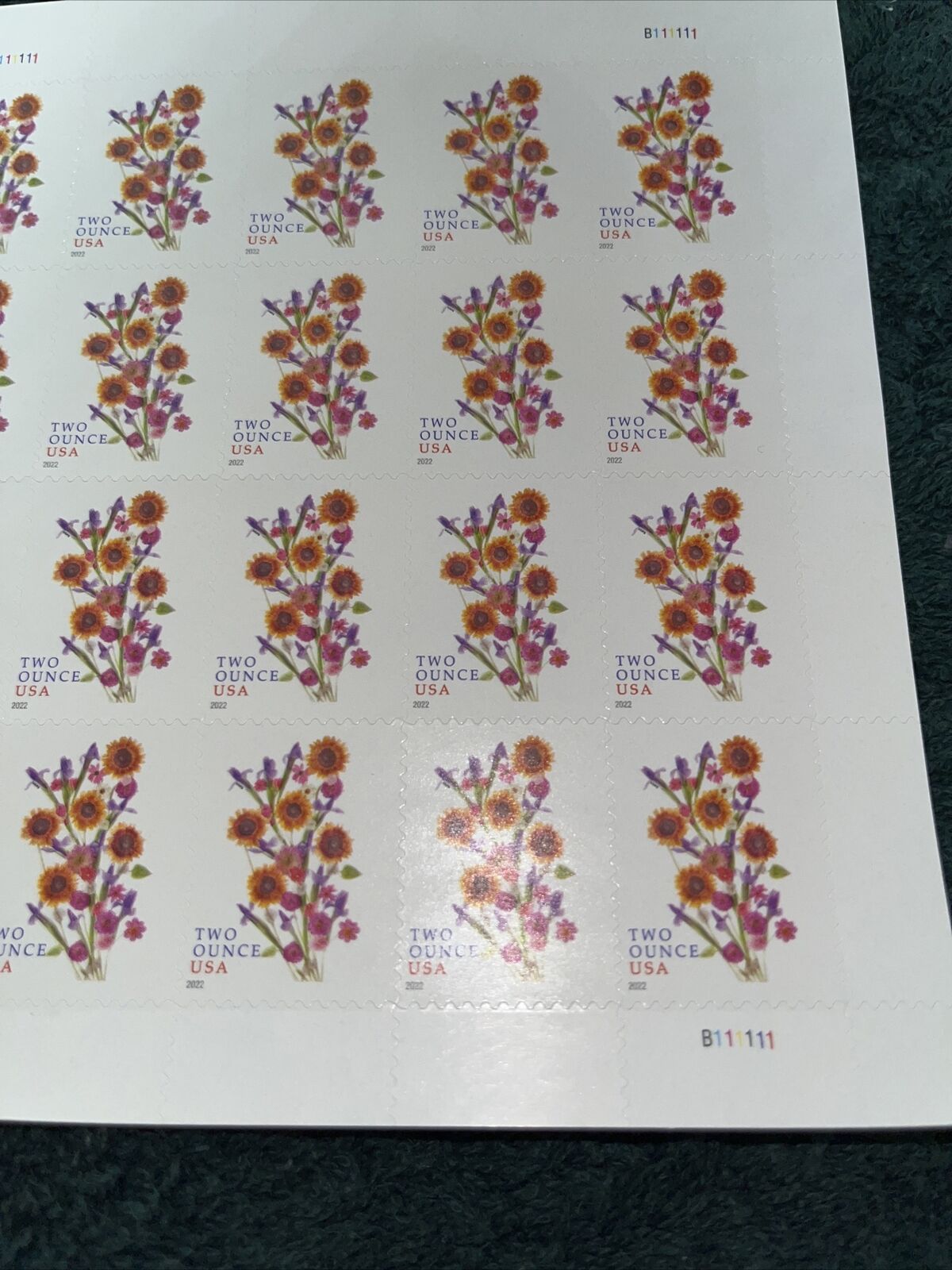 Sunflower Bouquet 2022 USPS Stamps ��� All Brand New Forever Stamps im