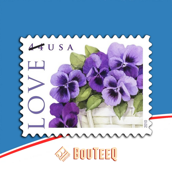 LOVE: Pansies in a Basket 2010 USPS Stamps ��� All Brand New Forever Stamps i