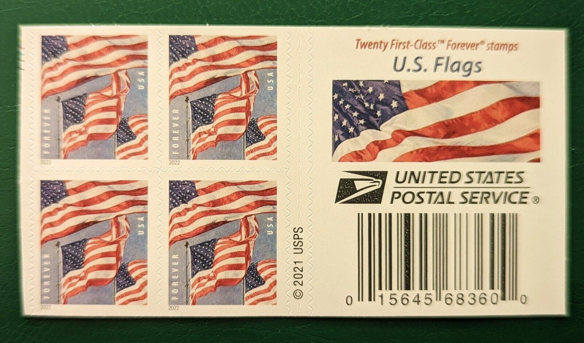 2022 US Flags USPS Stamps image 7