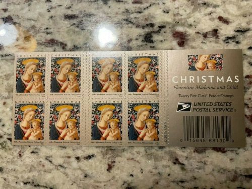 Florentine Madonna and Child 2016 USPS Stamps ��� All Brand New Forever Stamps i