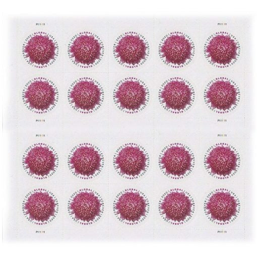Global Chrysanthemum 2020 USPS Stamps