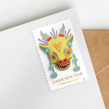 Lunar New Year: Year of the Dragon 2024  USPS Stamps ��� All Brand New Forever Stamps i
