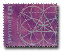 $5 Floral Geometry 2022 USPS Stamps ��� All Brand New Forever Stamps i