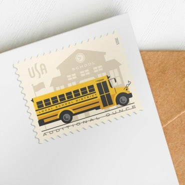 School Bus 2023 USPS Stamps ��� All Brand New Forever Stamps i