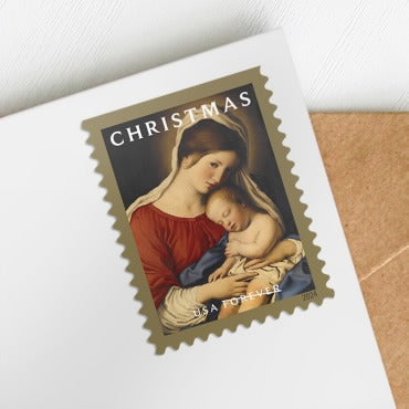 Christmas Madonna and Child 2024 USPS Stamps ��� All Brand New Forever Stamps i