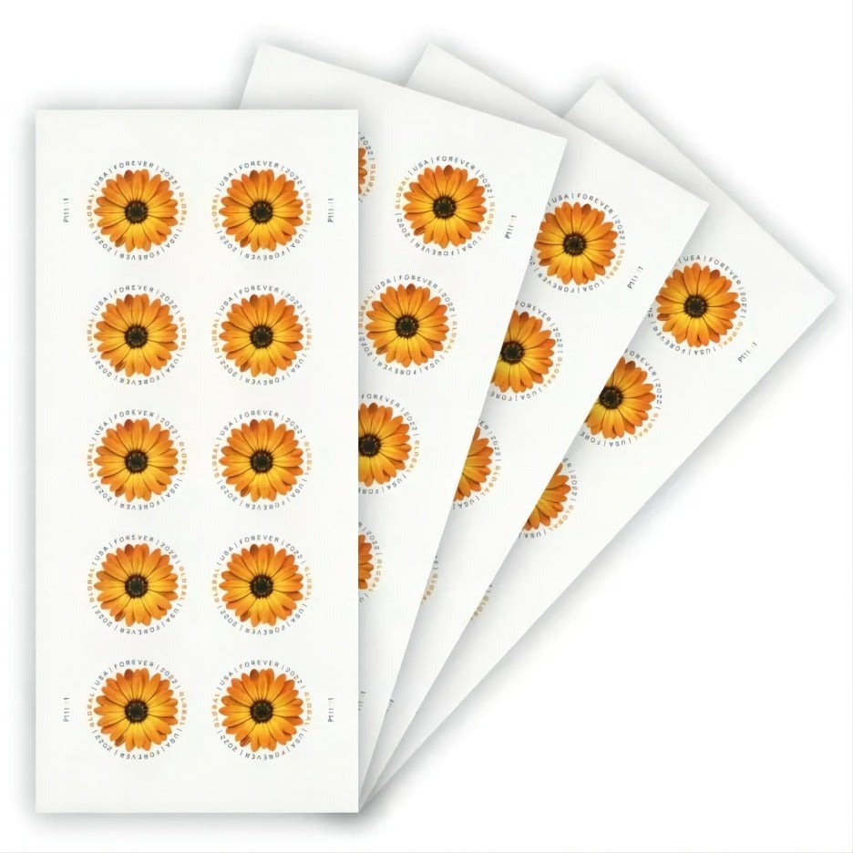 Global African Daisy 2022 USPS Stamps
