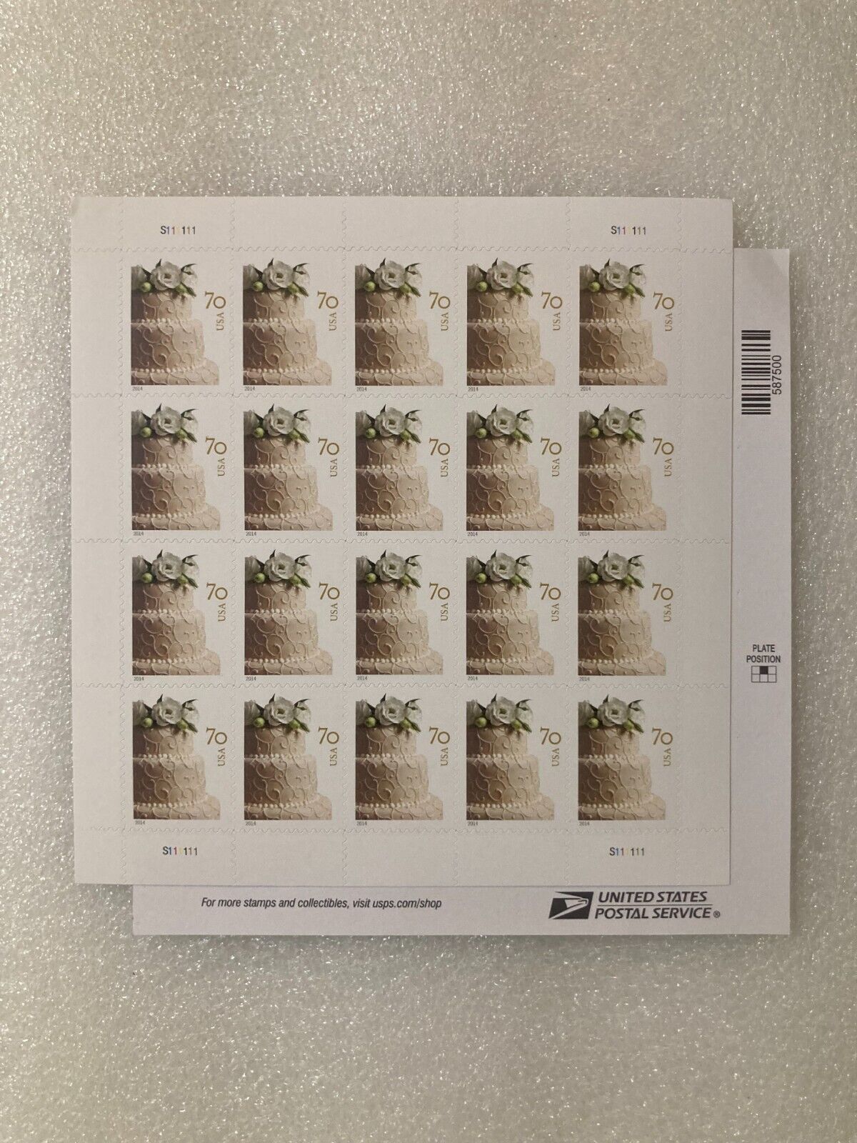 Wedding Cake 2015 USPS Stamps image 4