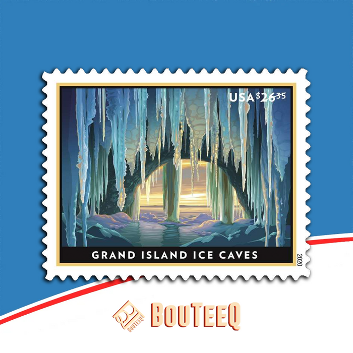 Grand Island Ice Caves 2020 USPS Stamps