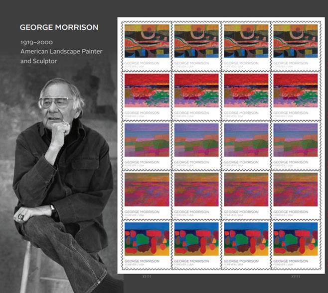 George Morrison 2022 USPS Stamps ��� All Brand New Forever Stamps i