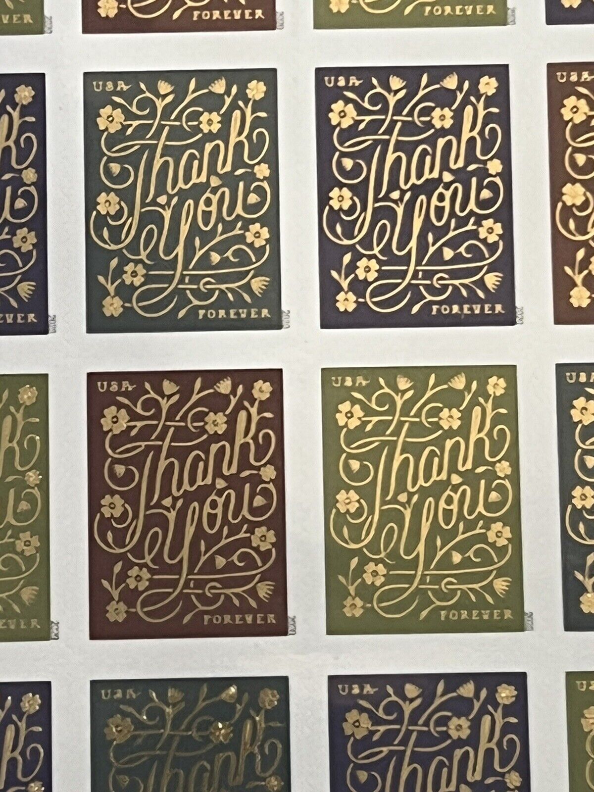 Thank You 2020 USPS Stamps ��� All Brand New Forever Stamps i