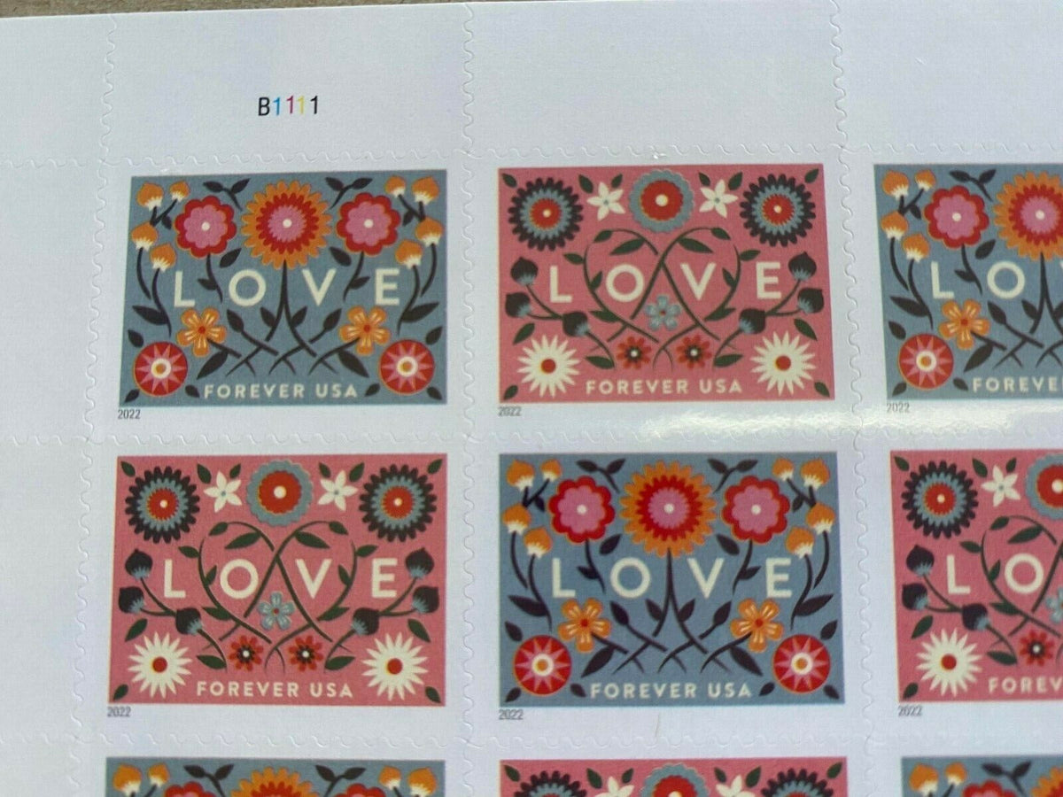 Love 2022 USPS Stamps ��� All Brand New Forever Stamps i