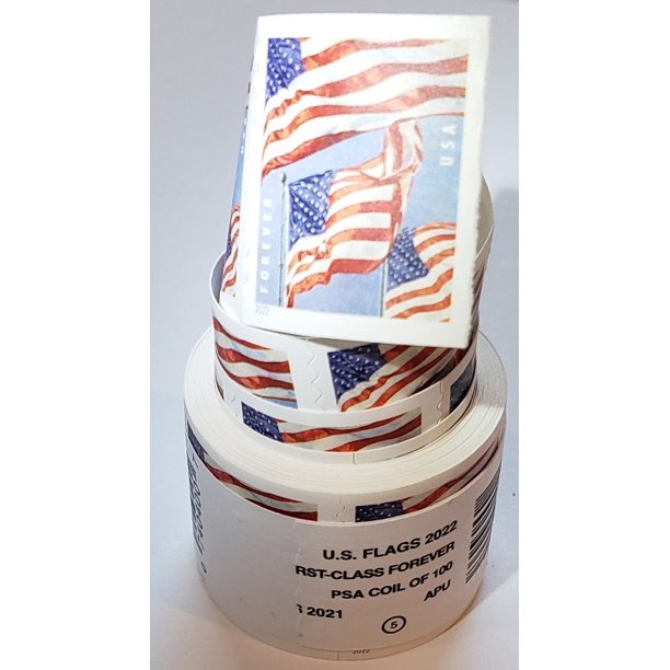 2022 US Flags USPS Stamps image 3