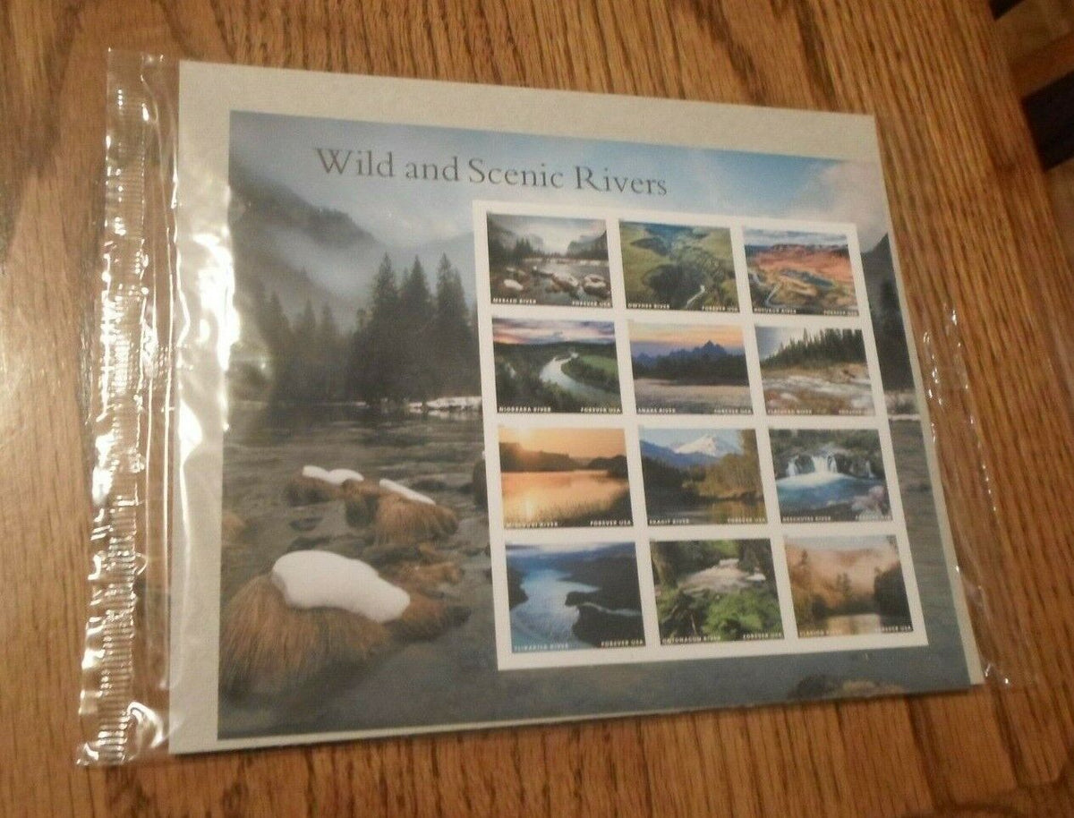 Wild And Scenic Rivers 2019 USPS Stamps ��� All Brand New Forever Stamps i